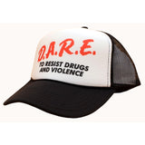Dare to resist drugs and violence trucker hat