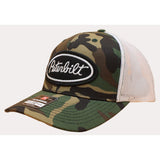 Peterbilt Trucker Hat - Camo / White
