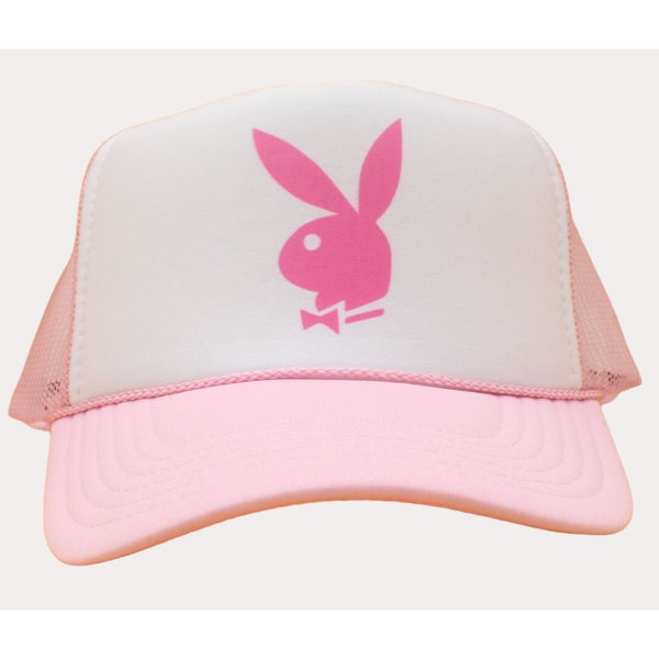 Playboy hat Pink Baseball Cap logo embroidered bunny rabbit head Playboy pink cap - Gem main image 2