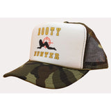 BOOTY HUNTER TRUCKER HAT CAMO WHITE