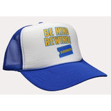 BLOCKBUSTER BE KIND REWIND TRUCKER HAT