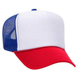 OTTO CAP 5 Panel High Crown Mesh Back Trucker Hat - 150 TEES GIFTS & MORE