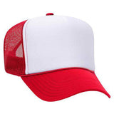 OTTO CAP 5 Panel High Crown Mesh Back Trucker Hat - 150 TEES GIFTS & MORE