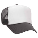 OTTO CAP 5 Panel High Crown Mesh Back Trucker Hat - 150 TEES GIFTS & MORE
