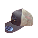 2A Hat, Loaded Ready Hat. Brown / Khaki Trucker Hat. Biker Hat