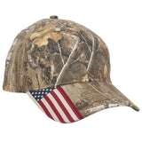 OUTDOOR CAP American Flag Cap - CWF305 - 150 TEES GIFTS & MORE