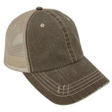 MEGA CAP Herringbone Contrast Stitch Cap - MC6990 - 150 TEES GIFTS & MORE