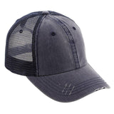 MEGA CAP Herringbone Contrast Stitch Cap - MC6990 - 150 TEES GIFTS & MORE