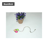 Picture Necklace Pendant Three Round Charms Shape - 150 TEES GIFTS & MORE