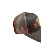 America Flag with America Eagle on Richardson R112 Trucker Hat.