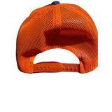 2A Hat, 2nd Amendment EST 1791 Hat. Charcoal/Neon Orange Trucker Hat