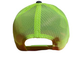 2A Hat, 2nd Amendment EST 1791 Hat. Charcoal/Neon Green Trucker Hat