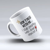 Nurse Coffee Mug - Don't Mess With Me I Stab People With Sharp Objects Coffee Mug - 150 TEES GIFTS & MORE