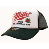 Vintage Style Miller Beer Trucker Hat