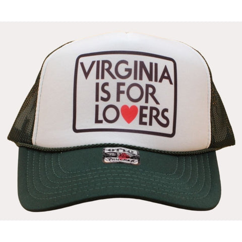 Virginia Is For Lovers Trucker Hat Vintage Mesh Hat Adjustable Cap