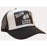 BLOW ME FOR LUCK Trucker Hat