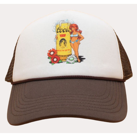 COORS 70'S Beer Trucker Hat Vintage COORS  Hat