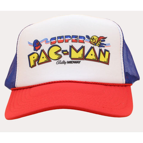 SUPER PAC-MAN Hat | Pac-Man Trucker Hat