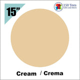 EasyWeed HTV 15" - Cream - 150 TEES GIFTS & MORE