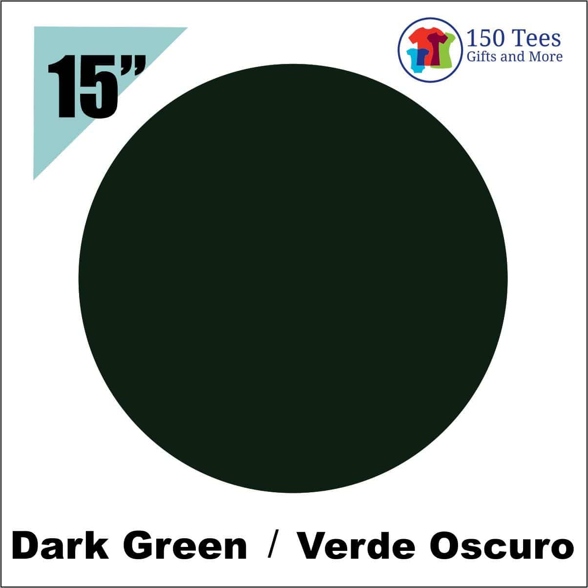 EasyWeed HTV 15" - Dark Green - 150 TEES GIFTS & MORE