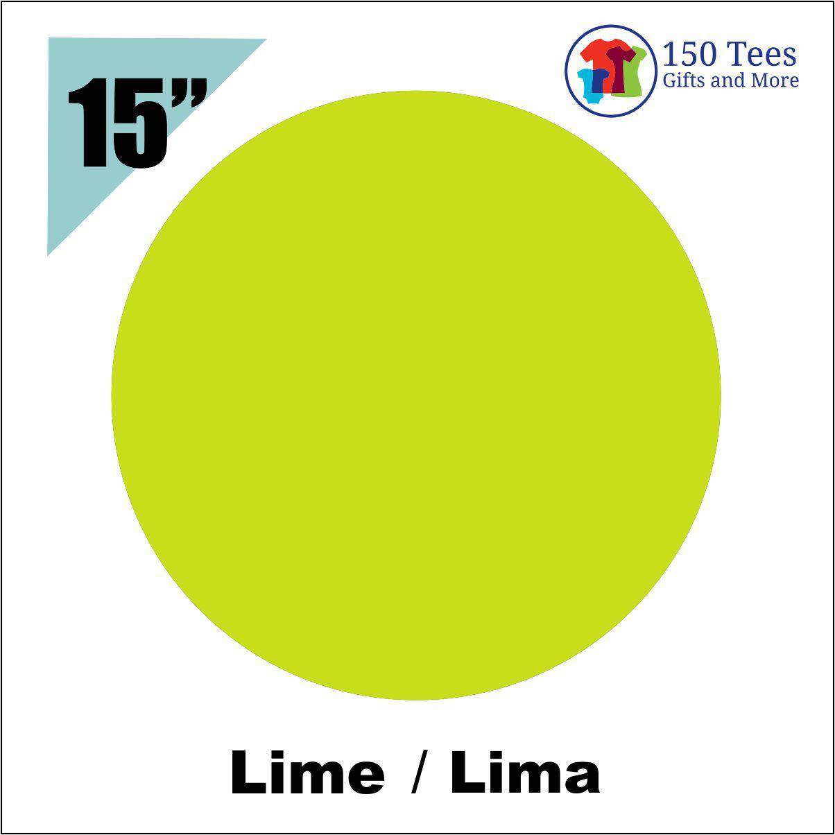 EasyWeed HTV 15" - Lime - 150 TEES GIFTS & MORE