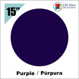 EasyWeed HTV 15" - Purple - 150 TEES GIFTS & MORE