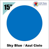 EasyWeed HTV 15" - Sky Blue - 150 TEES GIFTS & MORE