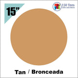 EasyWeed HTV 15" - Tan - 150 TEES GIFTS & MORE