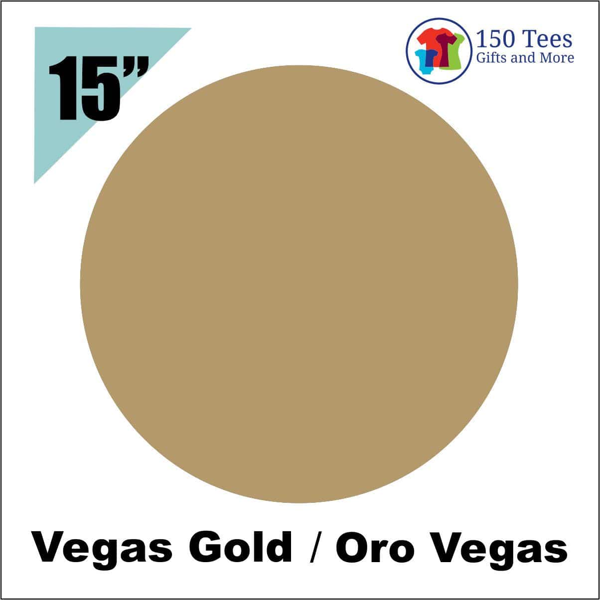 EasyWeed HTV 15" - Vegas Gold - 150 TEES GIFTS & MORE