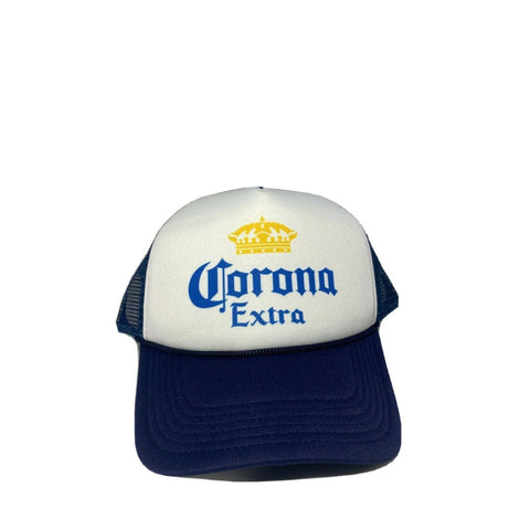 Corona Beer Hat. Corona Beer Trucker Hat. Mesh Back Hat.