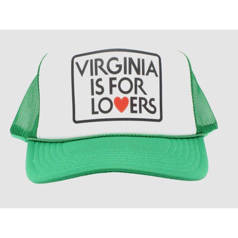 Virginia Is For Lovers Trucker Hat Vintage Mesh Hat Adjustable Cap