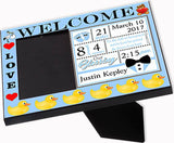 Birth Announcement Photo Frame For Boy - 150 TEES GIFTS & MORE