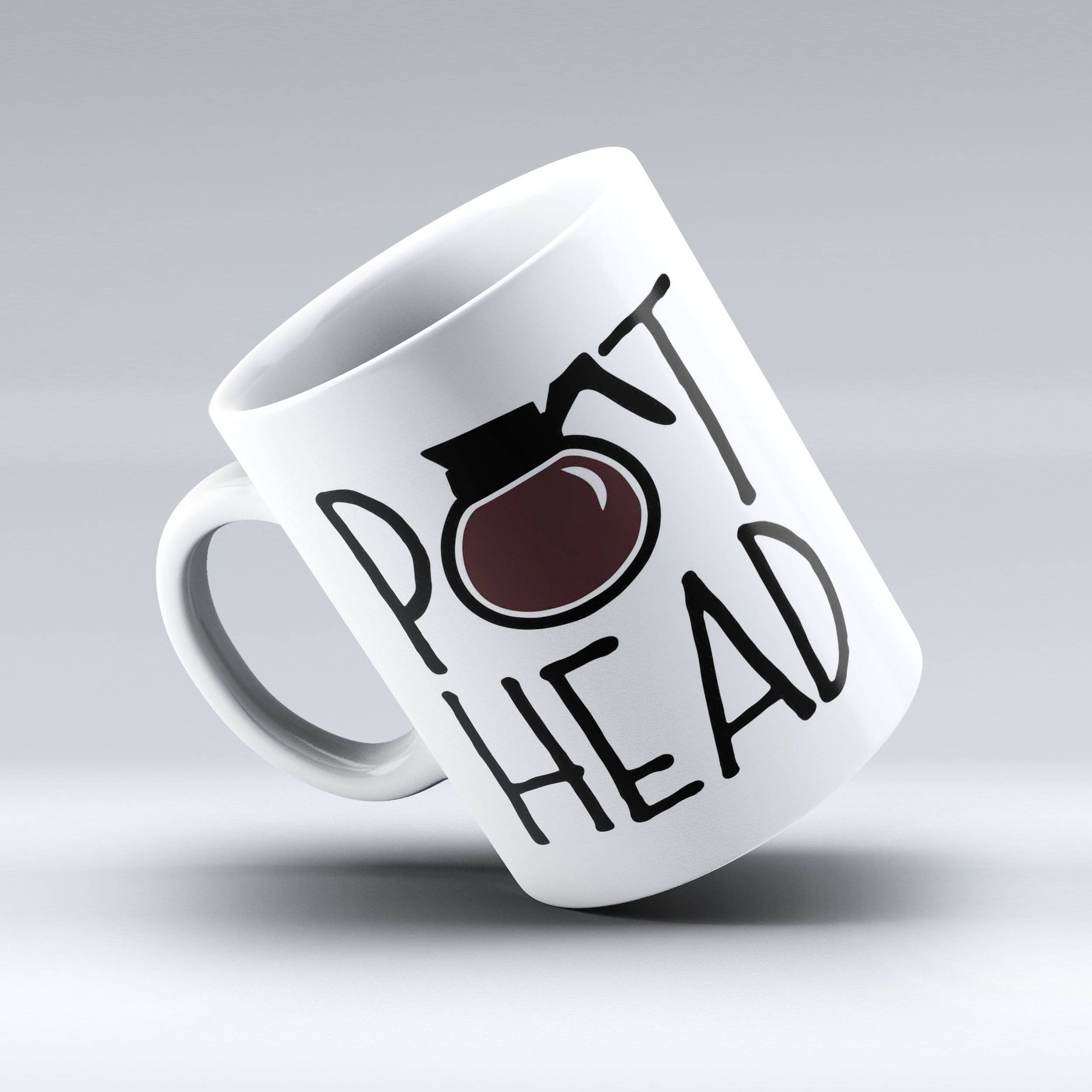 pothead coffee shop Pot Head Coffee Ceramic Mug 15 oz