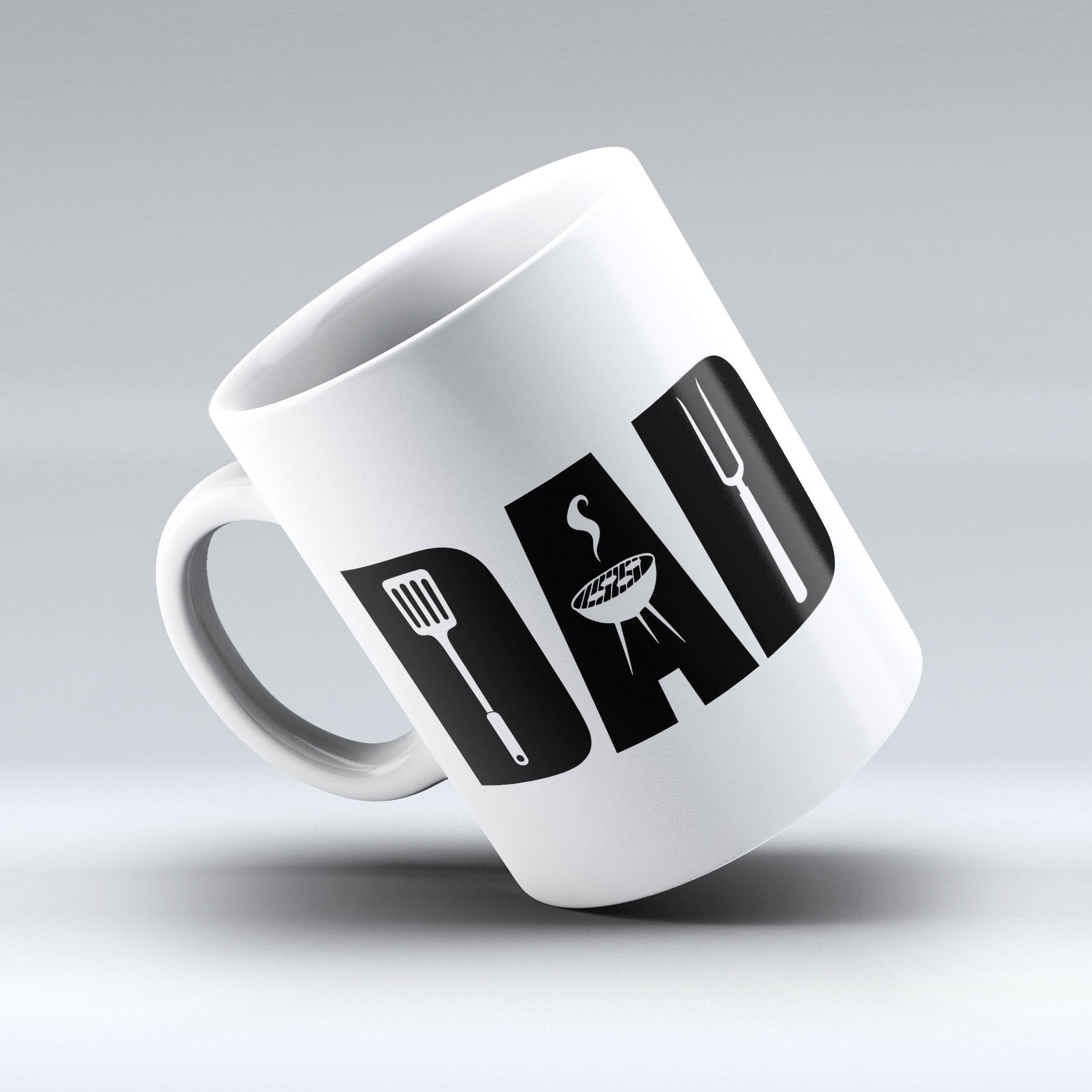 Dad BBQ Mug -Dad Grilling Mug- Fathers Day Mug - 150TEES.COM - 150 TEES GIFTS & MORE