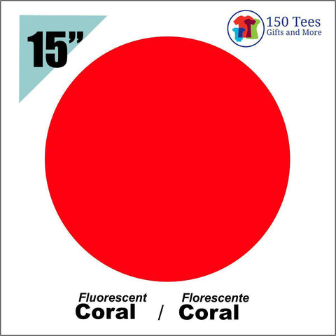 Siser EasyWeed Fluorescent HTV 15" - Coral