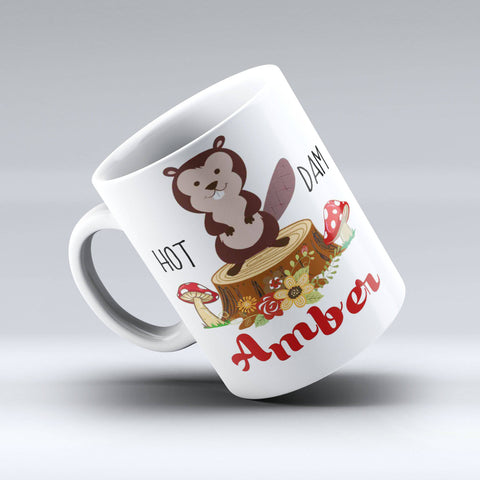 Funny Coffee Mug - Beaver Coffee Mug - Hot Dam - 150tees.com