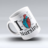 I Heart Nursing Coffee Mug - Nurse Coffee Mug - 150TEES.COM - 150 TEES GIFTS & MORE