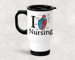 Nursing Mug - I Heart Nursing Coffee Mug - 150 TEES GIFTS & MORE