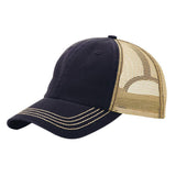 MEGA CAP Washed Cotton Twill Trucker Cap - MC6894 - 150 TEES GIFTS & MORE