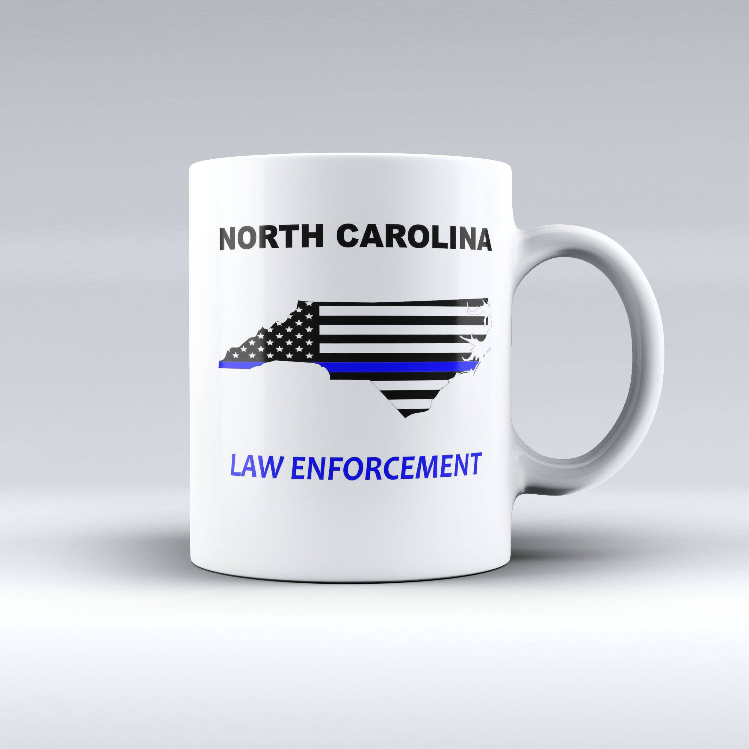 North Carolina Law Enforcement Coffee Mug - 150 TEES GIFTS & MORE