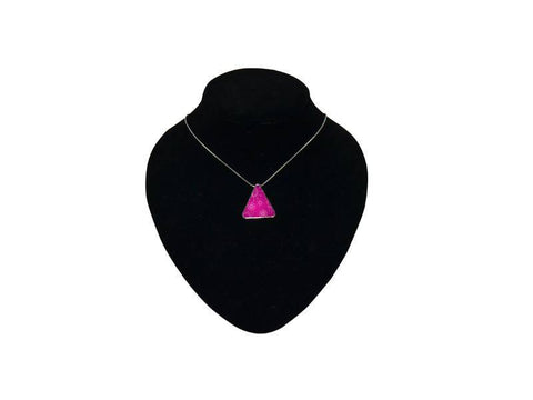Picture Necklace Pendant Triangle Shape