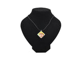 Picture Necklace Pendant Diamond Shape - 150 TEES GIFTS & MORE