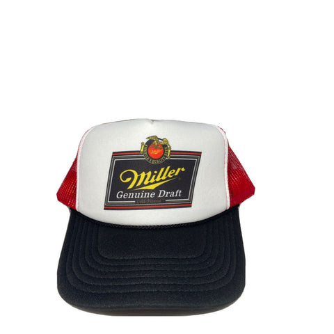 Miller Hat Genuine Draft Beer Trucker Hat Mesh Hat Adjustable Cap Miller Hat
