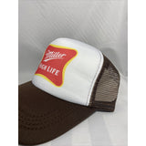 Miller High Life Hat, Miller Beer Trucker Hat Mesh Hat Adjustable Cap Miller Beer Hat