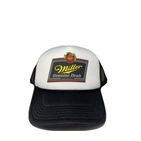 Miller Genuine Draft Hat, Miller Beer Trucker Hat Mesh Hat Adjustable Cap Miller Hat