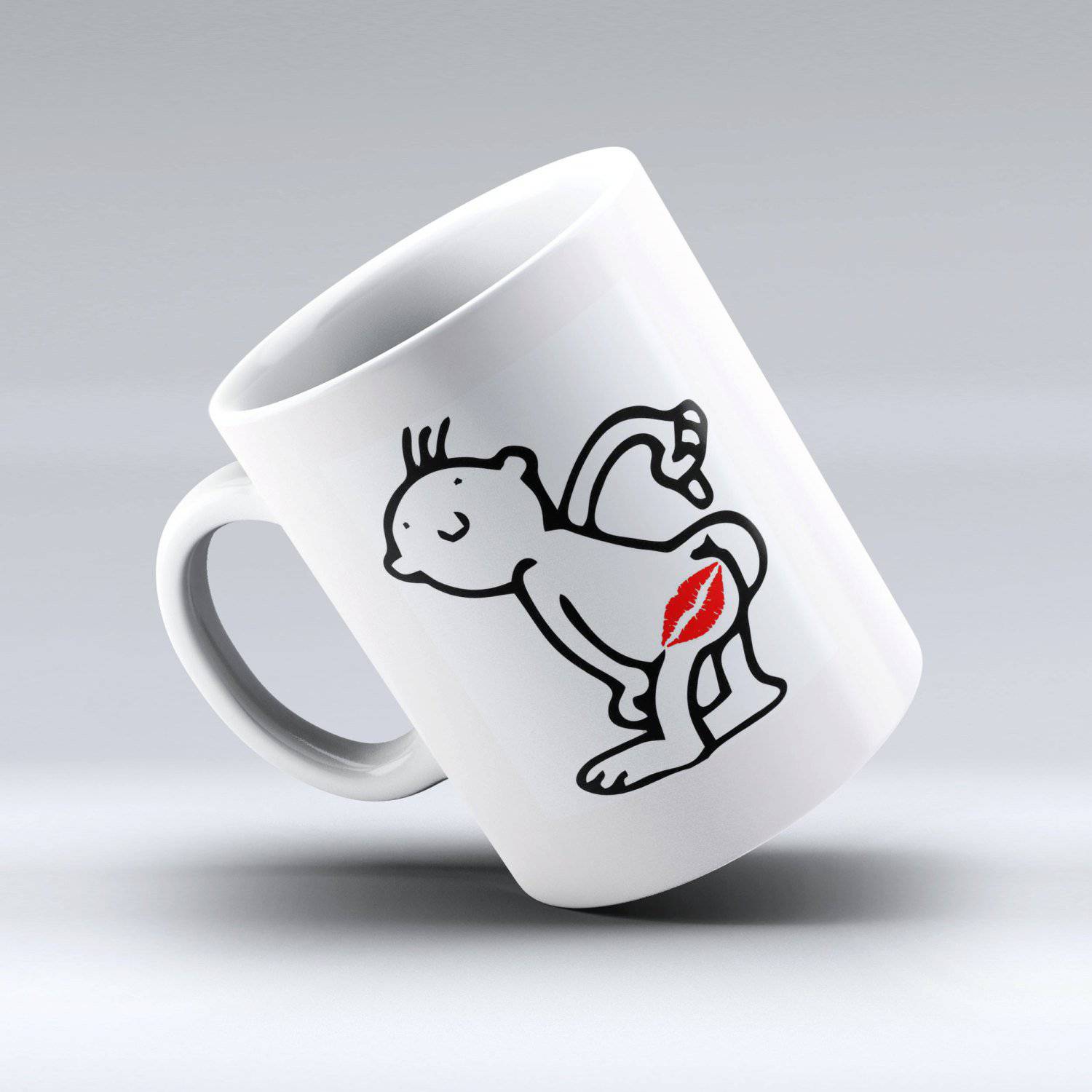 Kiss My Ass funny Coffee Mug - 150 TEES GIFTS & MORE
